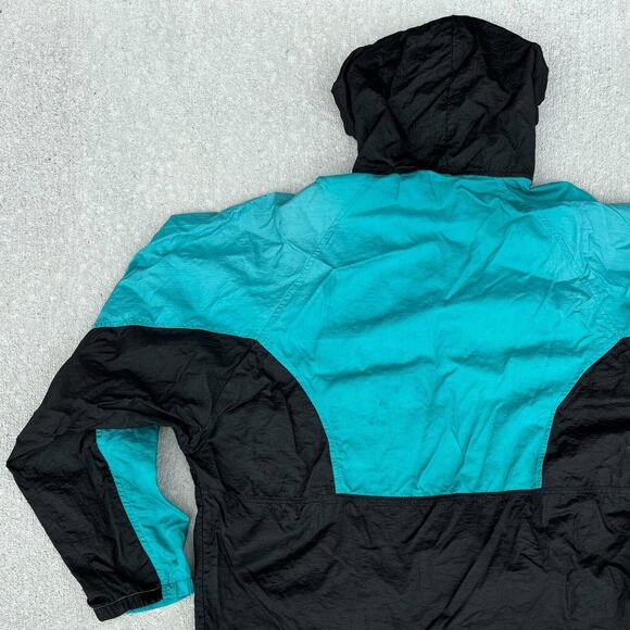 Ocean Equipment Men's Medium Vintage 90s Colorblock Windbreaker Jacket Y2K - Picture 6 of 13